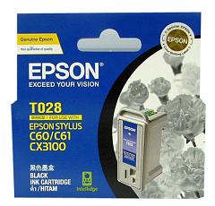 T028 P Cart for Epson Stylus C60 Black Cartridg